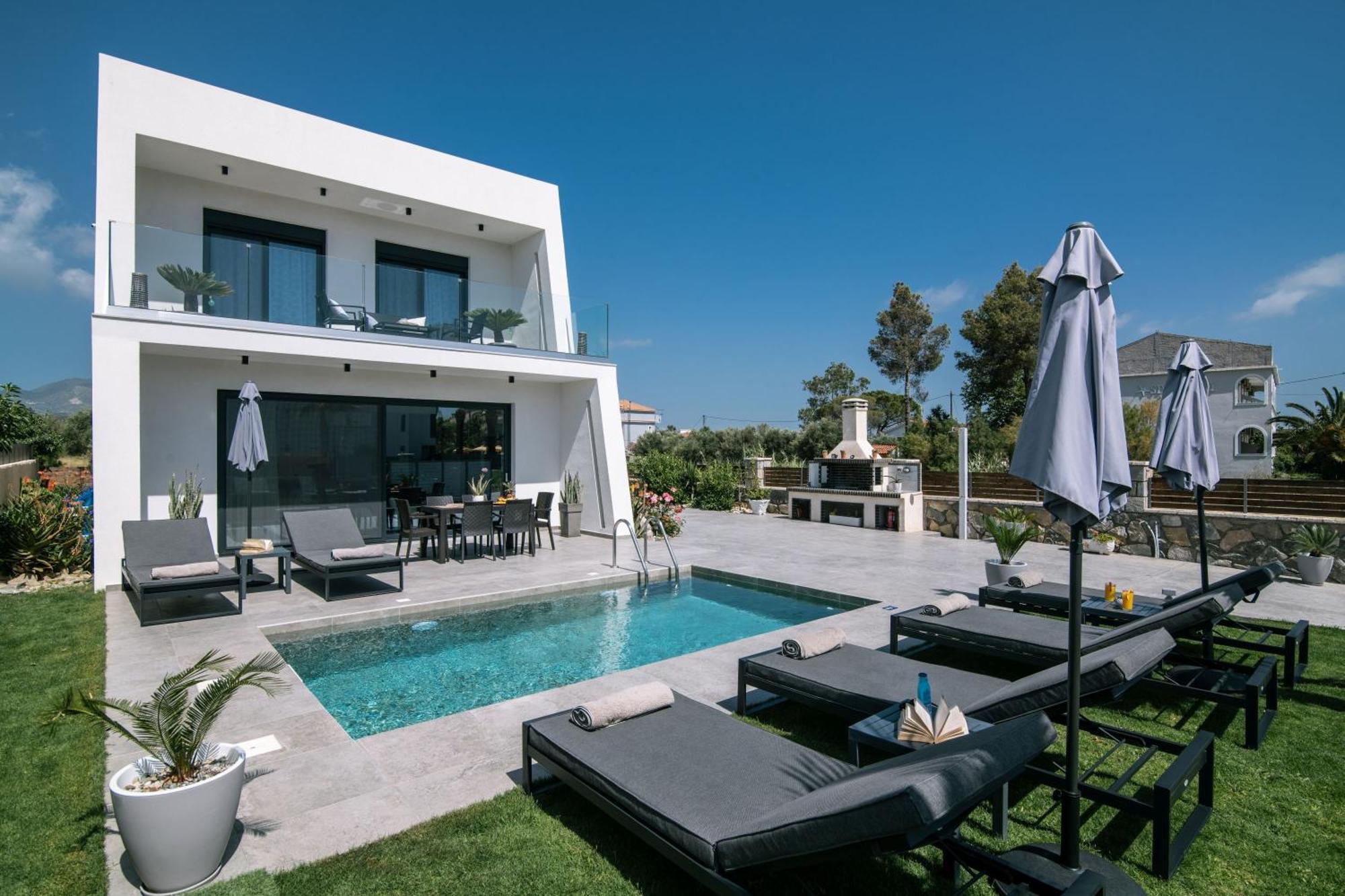 Sunwhite Villas - Private Pool & Cozy Atmosphere, By Zantewize Laganas Exterior photo