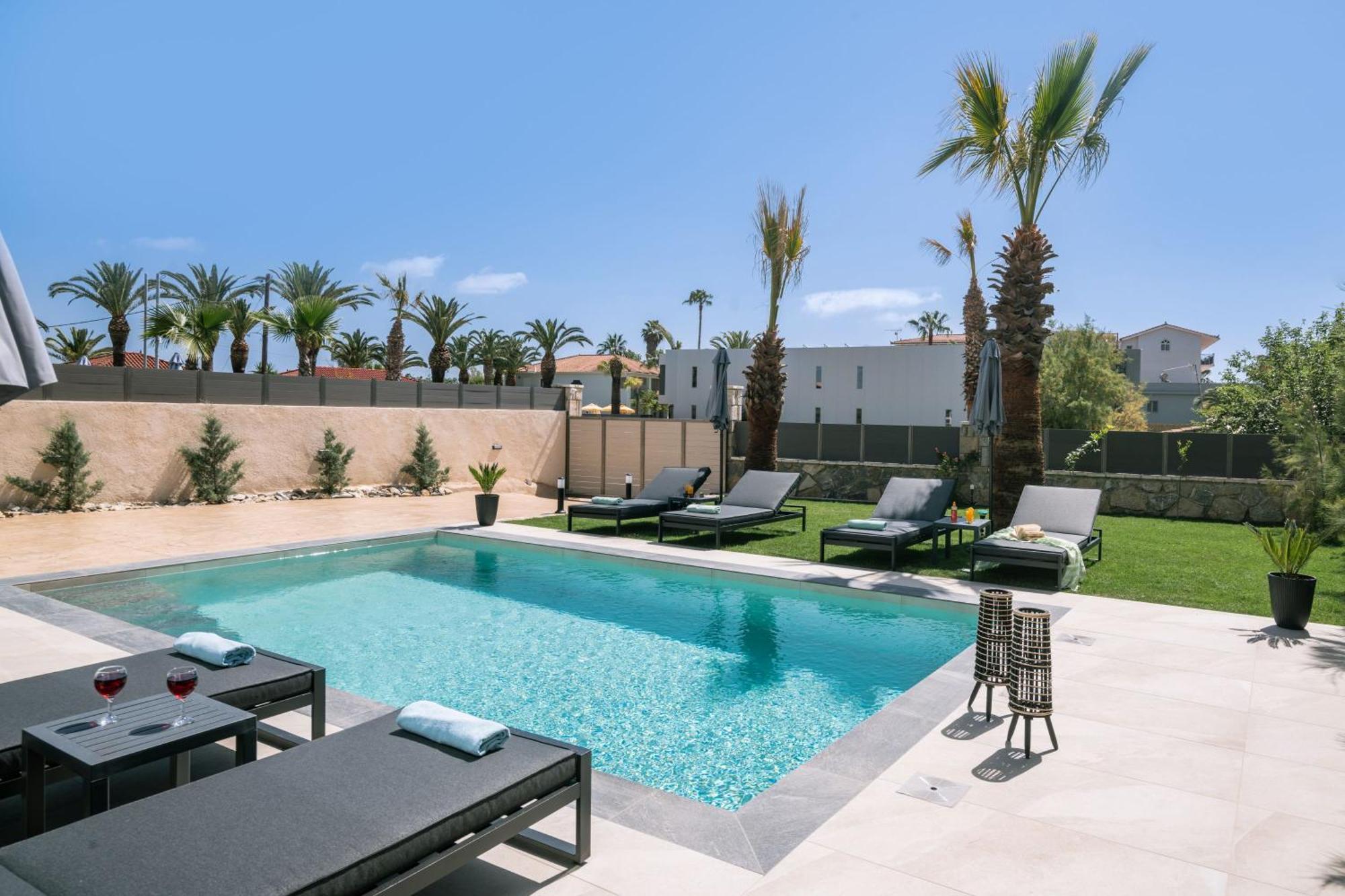 Sunwhite Villas - Private Pool & Cozy Atmosphere, By Zantewize Laganas Exterior photo